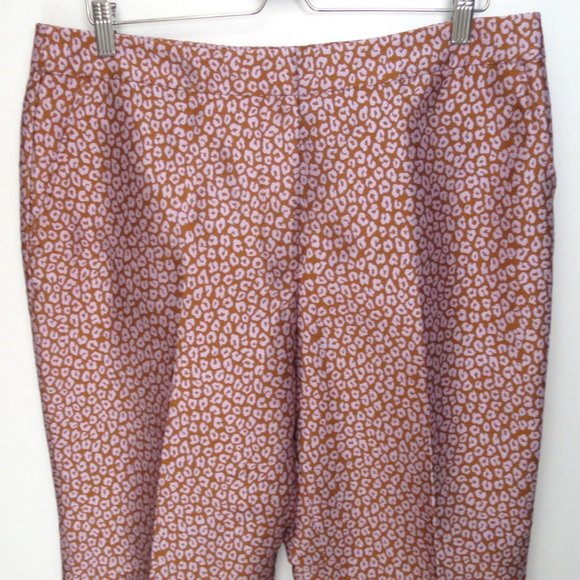 Kate Spade Leopard Jacquard Pant Size 14 - Picture 4 of 12